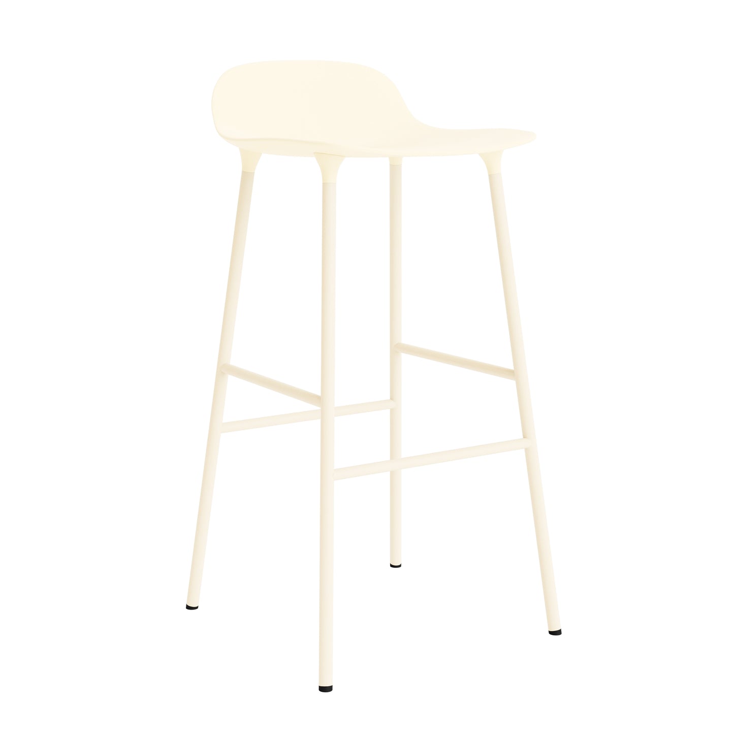Form stool - Steel and Poly