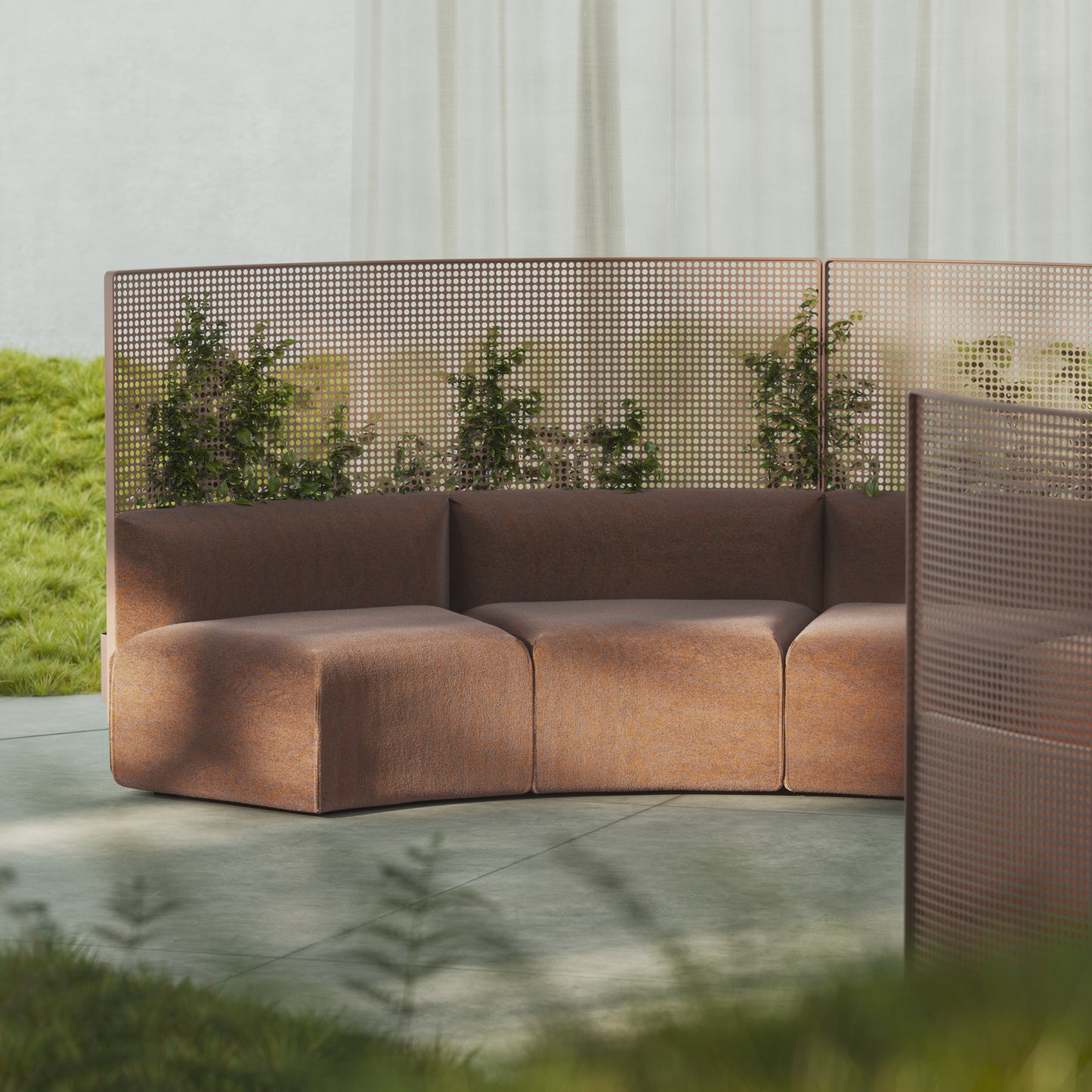 Habitat Curved with Trellis