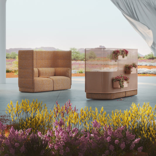 Habitat Booth with Trellis
