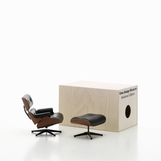 Miniature Eames Lounge Chair & Ottoman
