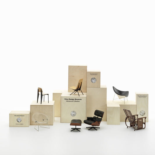 Miniature Eames Lounge Chair & Ottoman