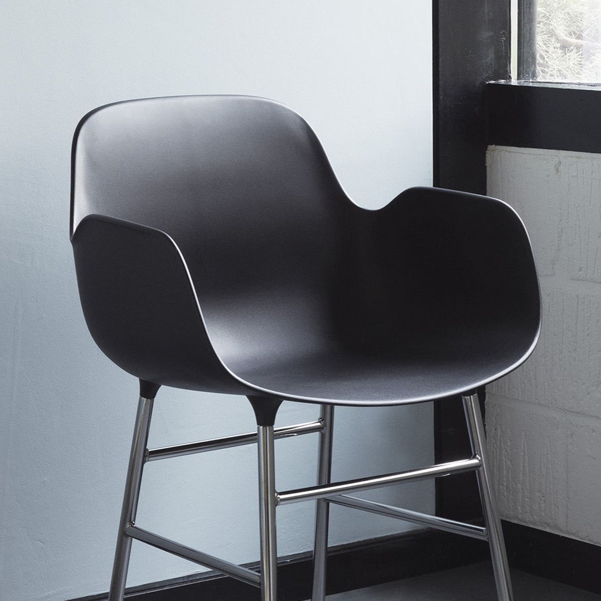 Form Armchair - Steel