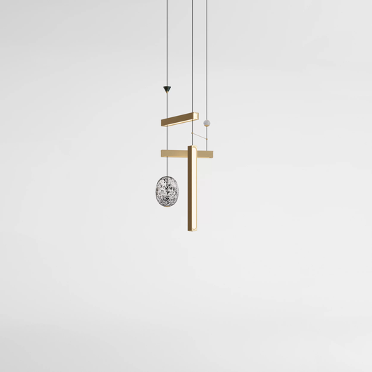 Milky Way Chandelier Vertical