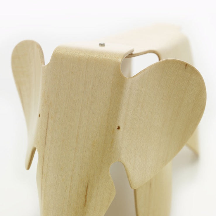 Miniature Plywood Elephant Natural
