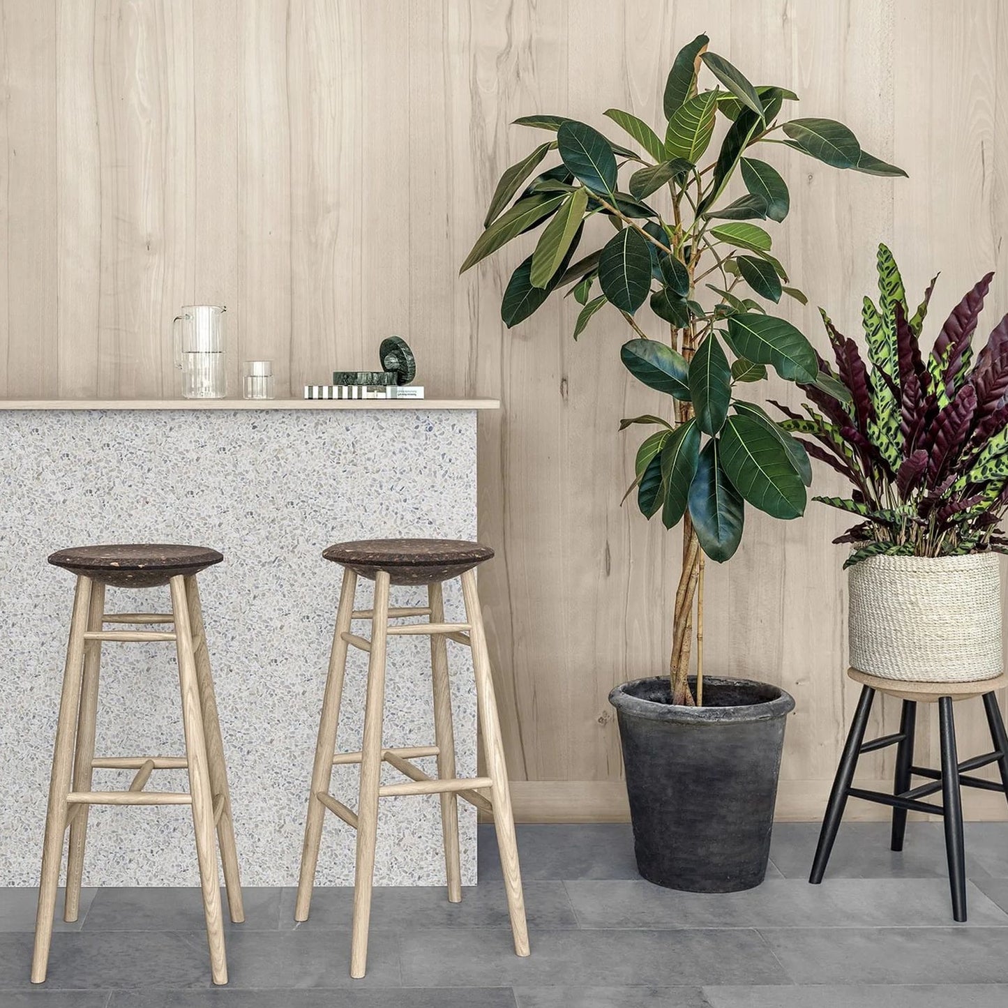 Drifted High Stool