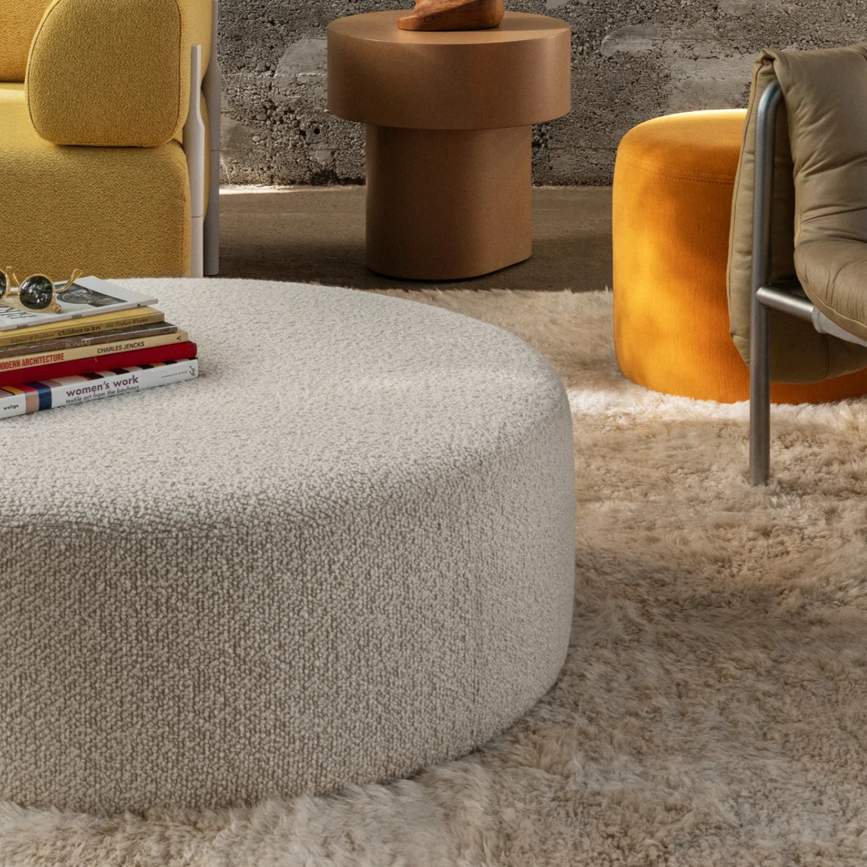 Bon Pouf Round Large