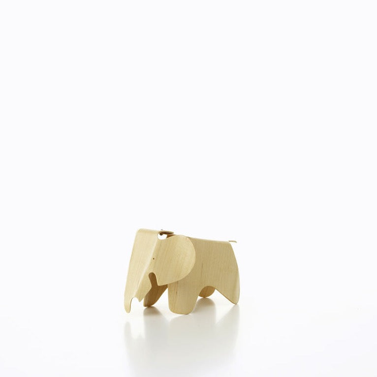 Miniature Plywood Elephant Natural