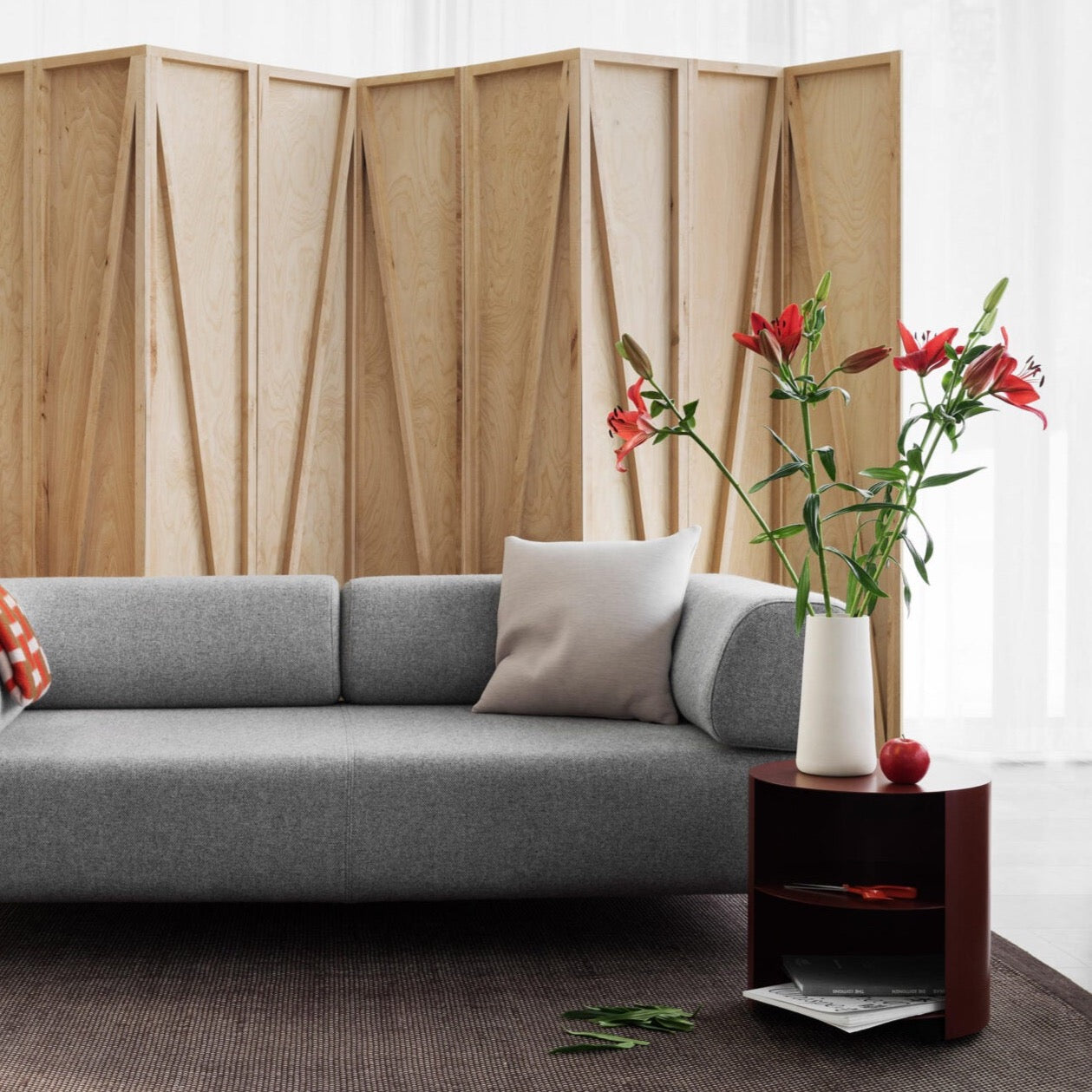 Hide Side Table