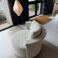 Simon James Park Swivel chair Fabric ref: Atom col 124