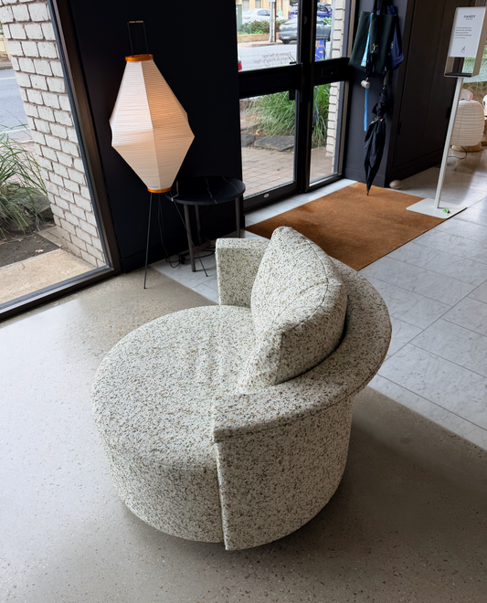 Simon James Park Swivel chair Fabric ref: Atom col 124