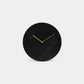 Menu Norm marble wall clock black