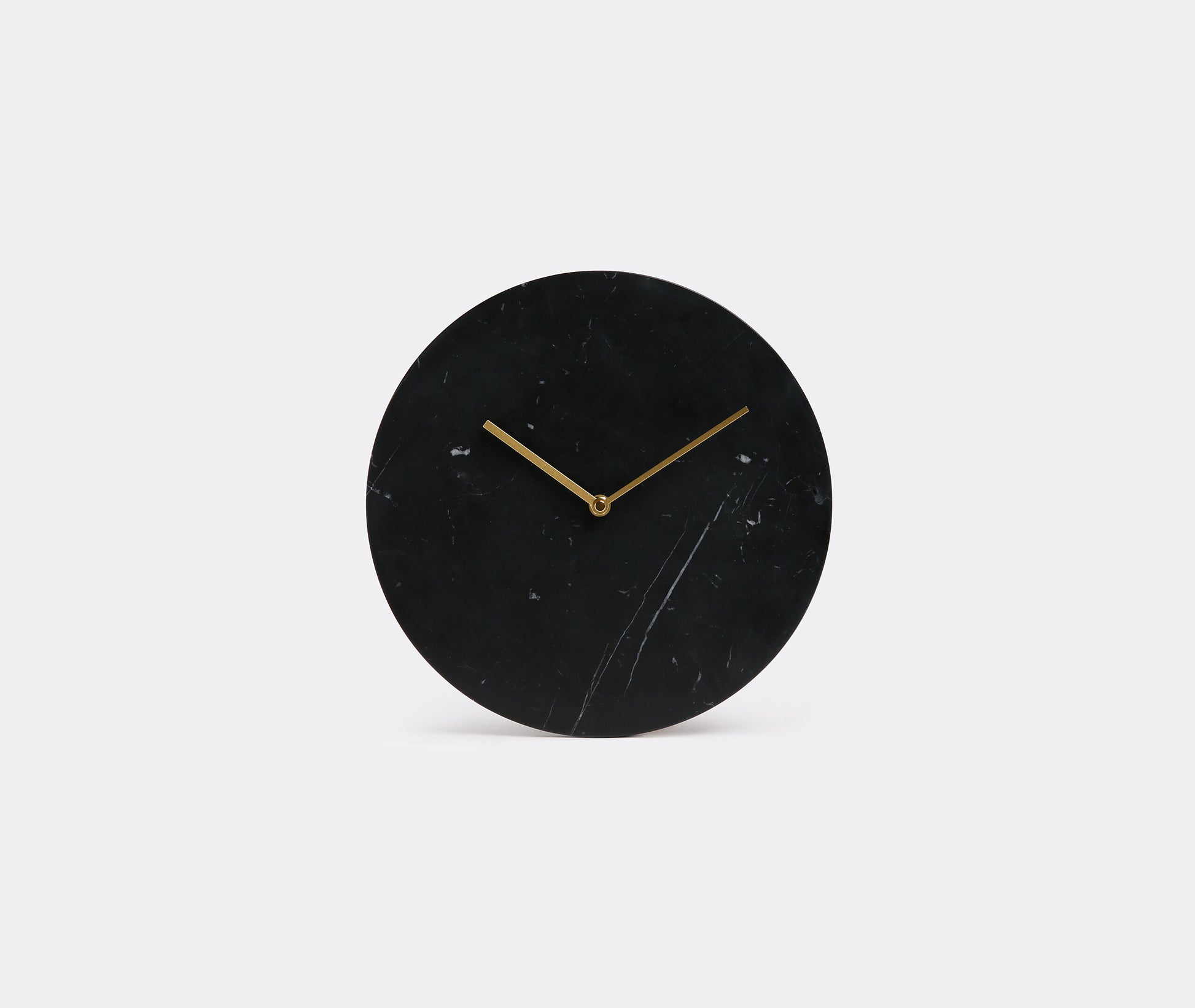Menu Norm marble wall clock black