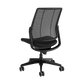 Humanscale Diffrient Smart task chair rear three-quarter with arms