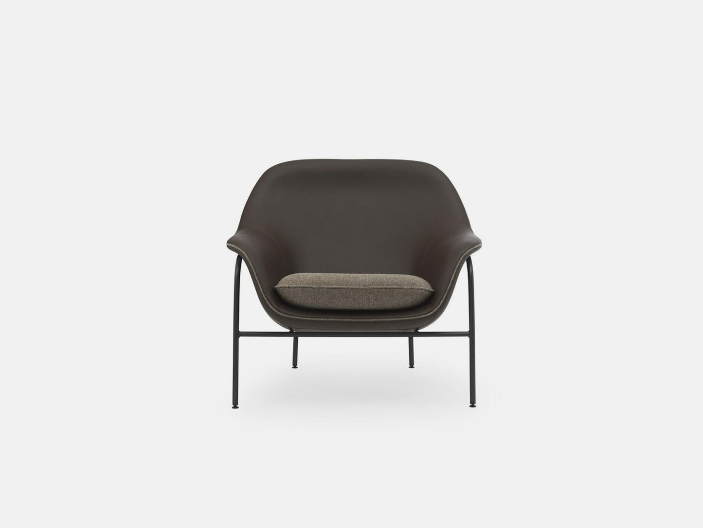 Drape lounge chair - Low back Steel