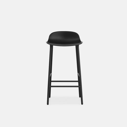 Form Bar Stool - Steel and Poly