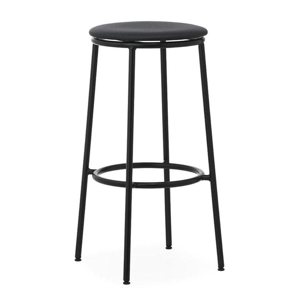 NC Circa stool black leather 650Hmm